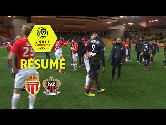 AS Monaco - OGC Nice (2-2)  - Résumé - (ASM - OGCN) / 2017-18