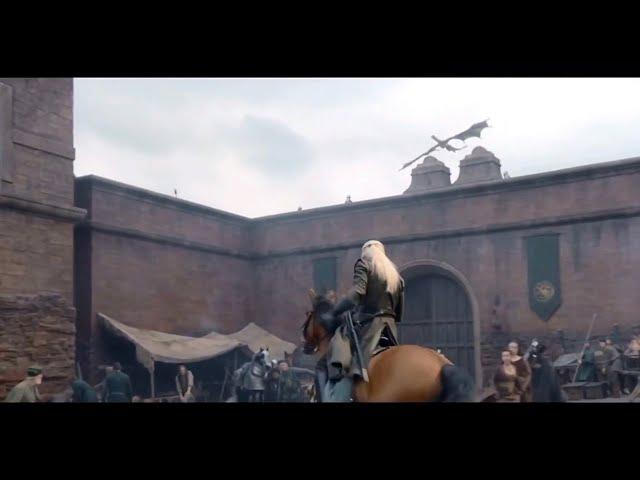 Ulf flying over Kings Landing / Episode 7 Ending - House of the Dragon Season 2 Episode 7