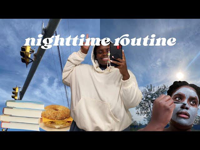 5 PM night routine *chill & realistic*  | new books (!!!), how i unwind for bed, nighttime skincare