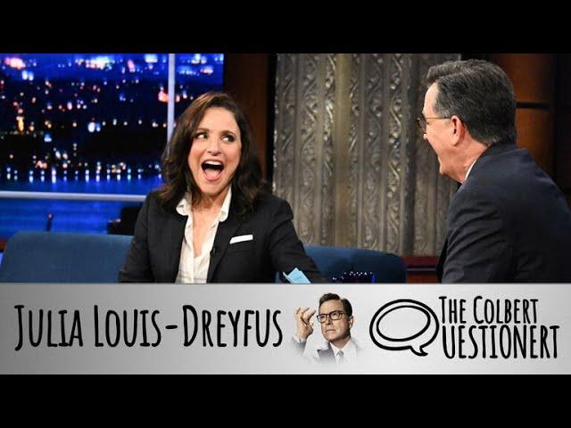 Julia Louis-Dreyfus Takes The Colbert Questionert