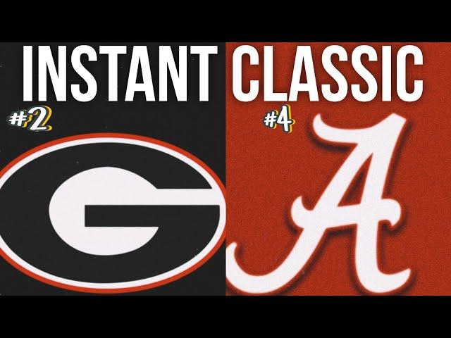 Full Game #2 Georgia vs #4 Alabama 2024 (Instant Classic)