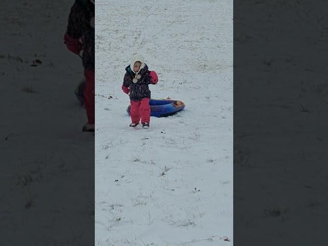 Claire sledding Jan. 2025