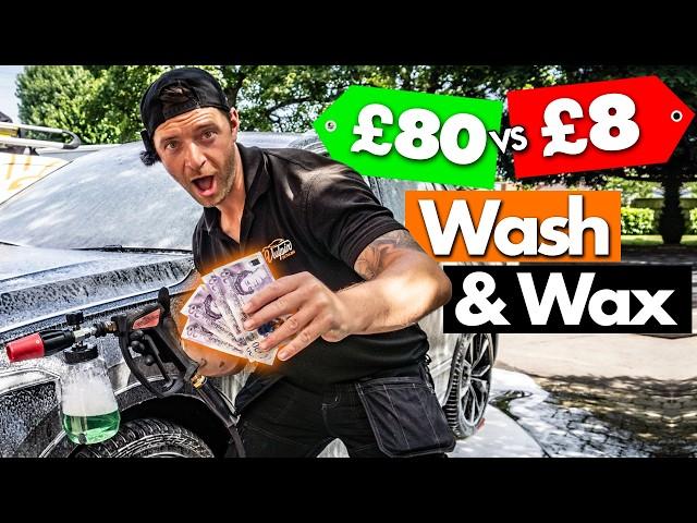 CHEAP vs EXPENSIVE Wash & Wax - Is The High Price Tag Worth It!?