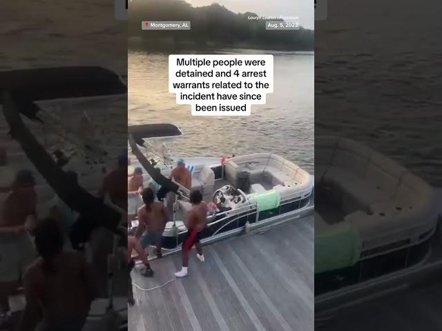 Video shows brawl erupt on Alabama riverfront