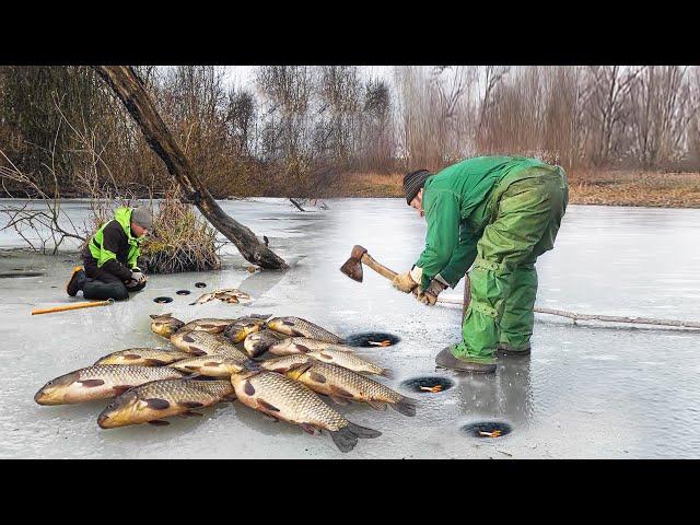 РЫБАЛКА на КАРАСЯ ЗИМОЙ 2023!!! СЕКРЕТ ЛОВЛИ КАРАСЯ со ЛЬДА от ИВАНЫЧА