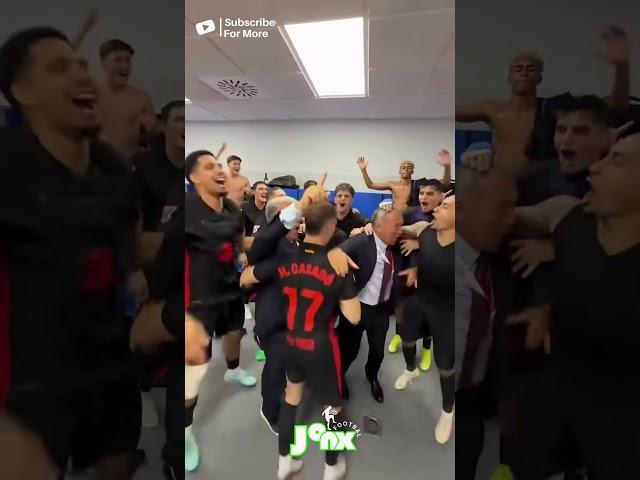 President Joan Laporta is so happy  FUTBOL CLUB BARCELONAAAAAA!!! ️ #fcbarcelona #shorts