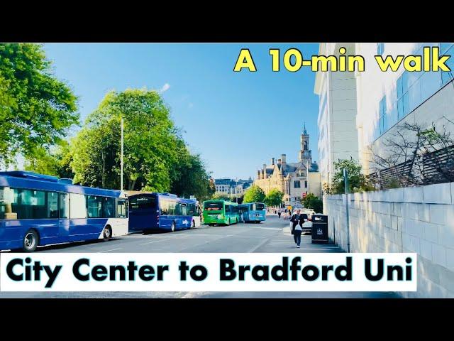 How to go to Bradford University from City Centre in 10 minutes