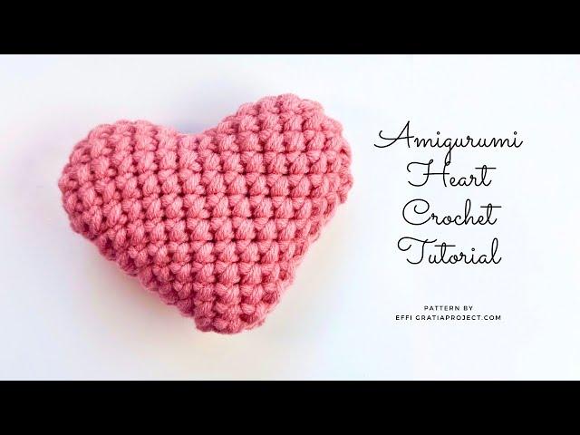 Amigurumi Heart Crochet Tutorial | Crochet for Beginners