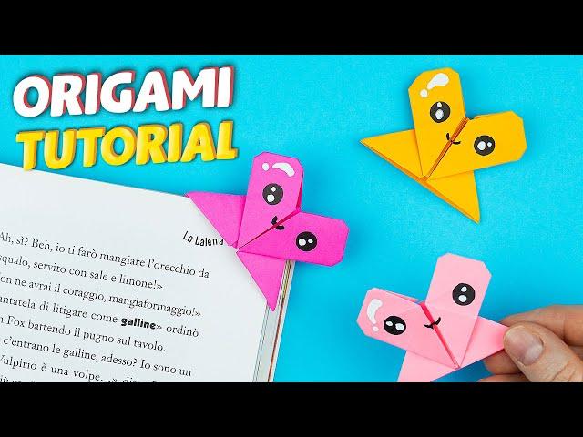 Origami Paper Craft | How To Make Cute Paper Bookmarks