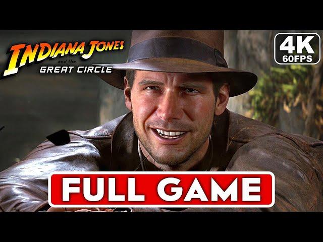 INDIANA JONES AND THE GREAT CIRCLE Gameplay Walkthrough FULL GAME [4K 60FPS PC] - No Commentary