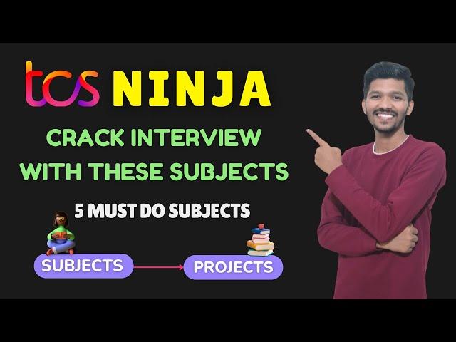 TCS NINJA MUST Do Technical Subject | TCS NINJA Interview