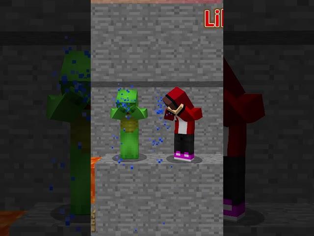 Spider vs Mikey and JJ! #maizen #minecraft #jj #mikey