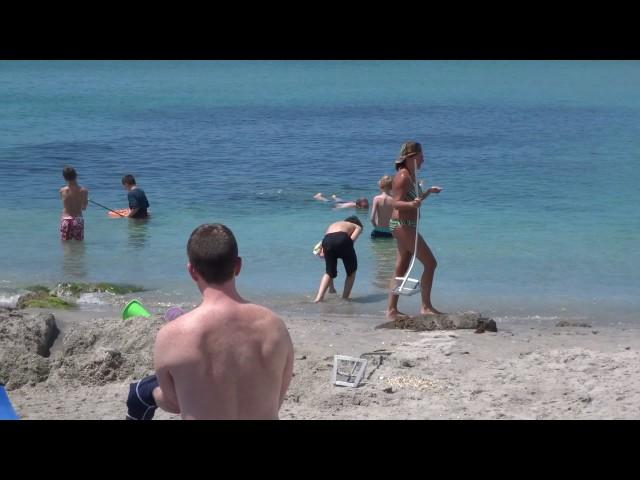 The calmest I've ever seen Caspersen Beach in Venice, FL - April 13, 2017 - Part 1