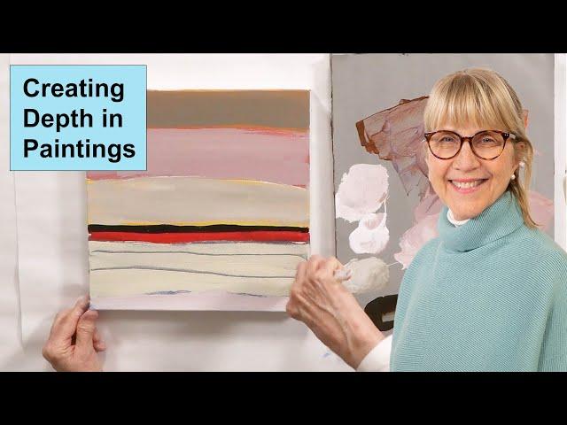 How to Give Your Abstract Painting Depth / Art with Adele