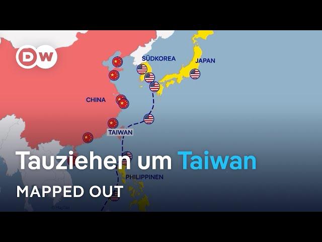 Taiwan: Eine Insel als Spielball der Supermächte USA und China | Mapped Out