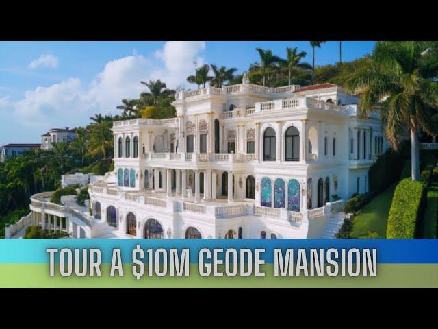 Luxury Mansion Tour Amethyst Crystal Palace with Opulent Interior Design  Geode & Gold Dream Villa