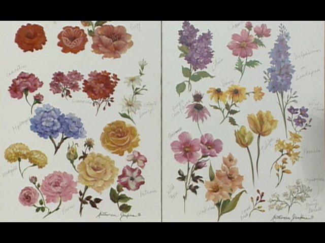 The Beauty of Oil Painting, Series 1, Episode 27 : "Flower Painting Techniques"