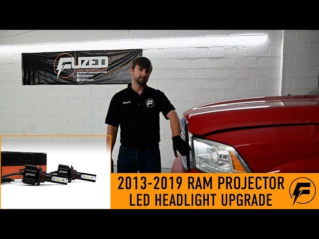 2013-2019 Ram 4th Gen Projector Headlight Bulb Replacement: LED Install