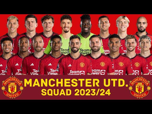 MANCHESTER UNITED F.C. Squad Season 2923/24 | Manchester United | FootWorld