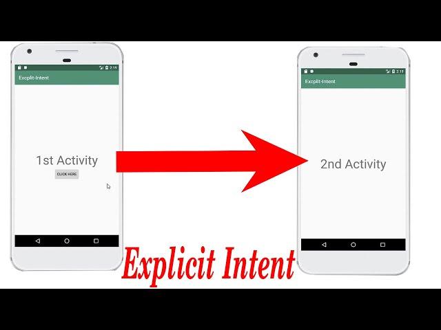 How to Start New Activity in Android Studio | Explicit Intent