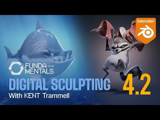 CORE | Fundamentals of Digital Sculpting with Blender 4.2 - Trailer