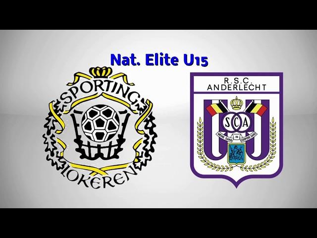 Nat. Elite U15 -  K. SC. Lokeren -  R.SC.Anderlecht