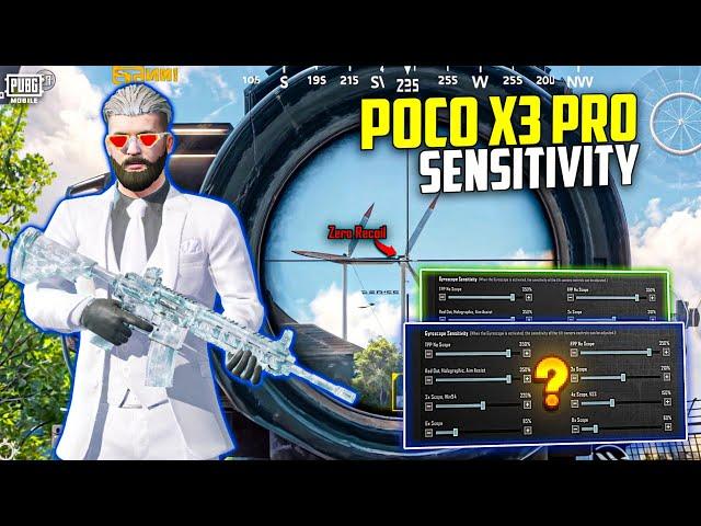 Poco X3 Pro Pubg New Sensitivity Settings | Gyro & Non Gyro With Sensitivity Code  Of New Update 