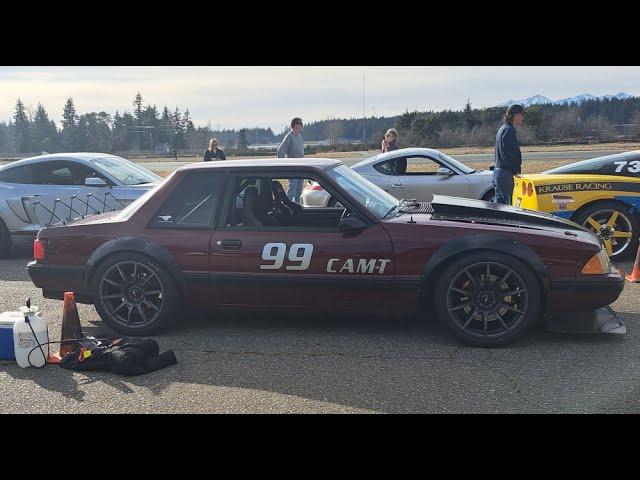 2025 BSCC Practice TNT Solo Autocross CAMT Fox Mustang Foxbody SCCA Ford Racing Megasquirt 3 Pro MS3