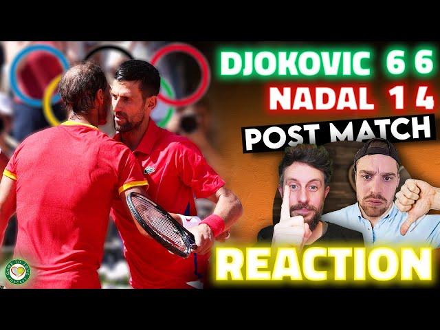 Djokovic DOMINATES Nadal  | Paris Olympics 2024 | Post Match Reaction