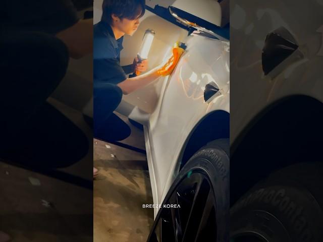 [MV]Tesla Model S 미친광빨 coating 유리막코팅 | 스월마크swirl mark 스크래치scratch Bye 성능에 시공까지 힙한 Only BREEZE KOREA