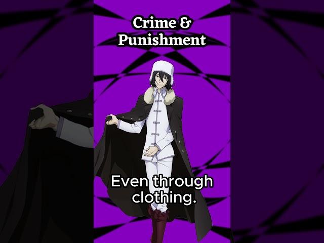 How Crime & Punishment Could Kill You #shorts #fyp #bsd #bungoustraydogs #fyodordostoyevsky