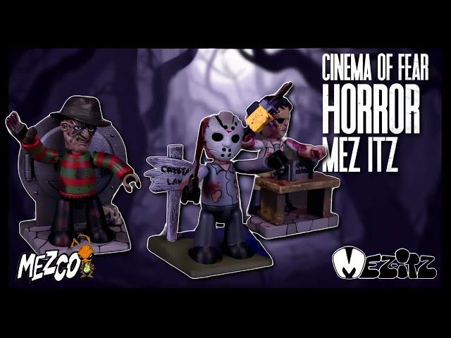 Mezco Cinema Of Fear Mez-Itz Series 1 3-Pack Re Review |  @TheReviewSpot