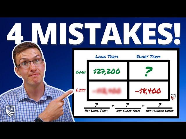 Don’t Make THESE MISTAKES Selling Investments! | Capital Gains Offsetting