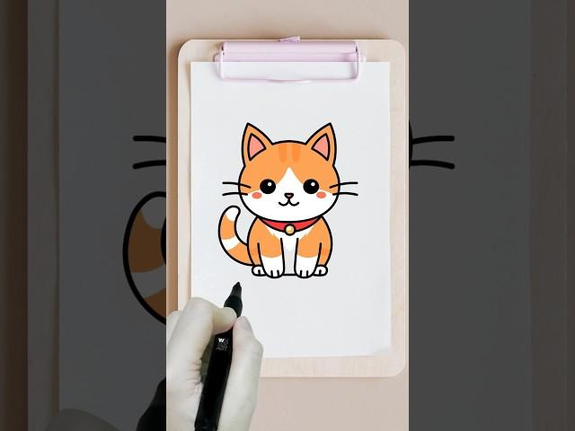 HOW TO DRAW A GINGER CAT