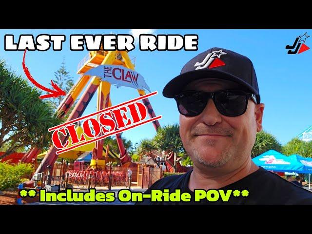 DREAMWORLD - LAST CLAW RIDE & POV (28/01/2025)