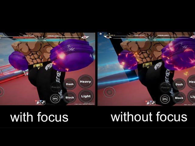 CHRONOS STYLE ULTIMATE WITH FOCUS AND WITHOUT FOCUS SIDE BY SIDE COMPARISON (Untitled Boxing Game)