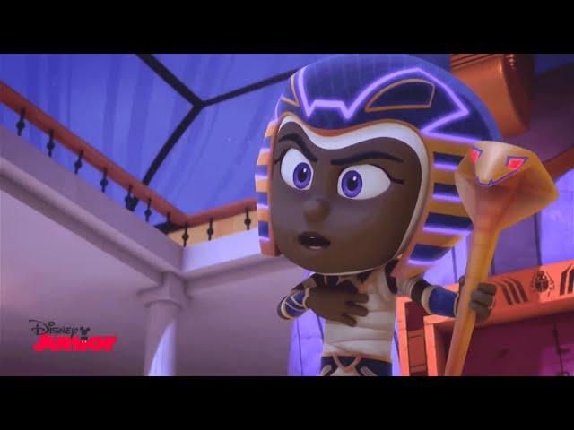 PJ Masks Power Heroes Season 1 Episode 18 Bastet by the Book; Romeovision