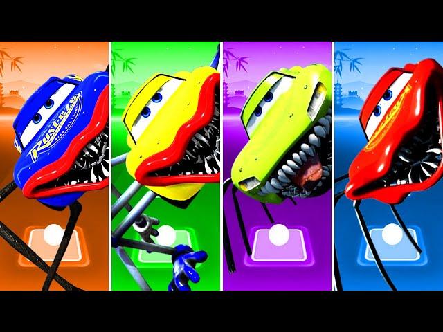 Lightning Mcqueen Eater Spider Cars in Tiles Hop EDM Rush