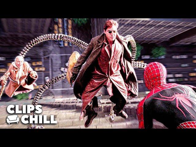 Spider-Man vs. Doc Ock's First Battle | Spider-Man 2