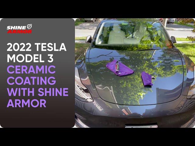 Ceramic Coating with Shine Armor | Video Credits: @CanadaModel3