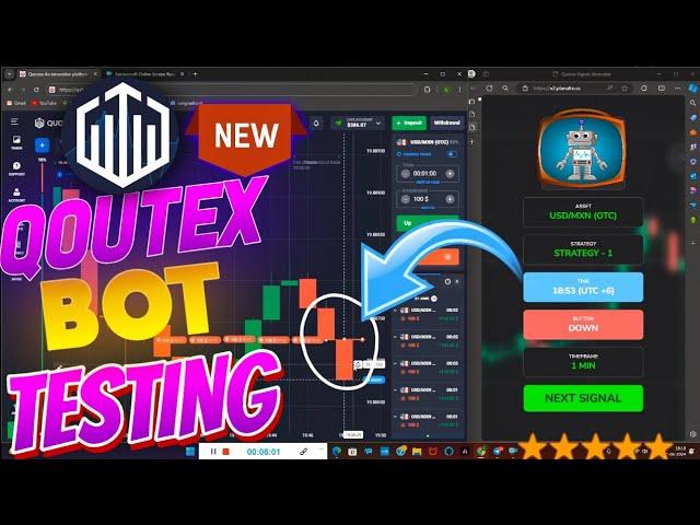 NEW QOUTEX SIGNAL BOT। auto trading signals robot। live trading with quotex robot