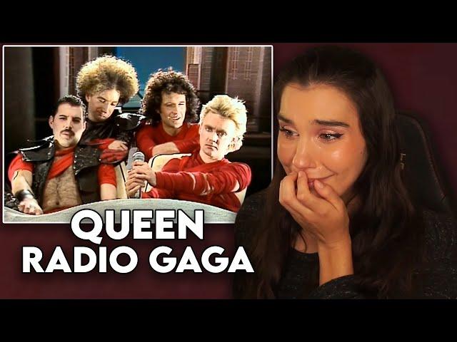 SURPRISINGLY EMOTIONAL!! First Time Reaction to Queen - "Radio Gaga"