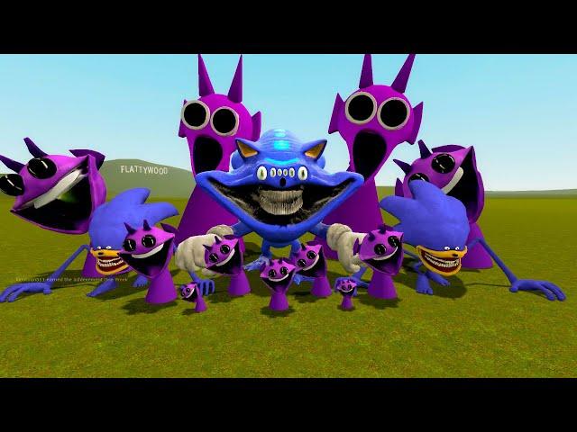 EVOLUTION OF SHIN SONIC TAPES VS SPRUNKI MONSTER In Garry's Mod!