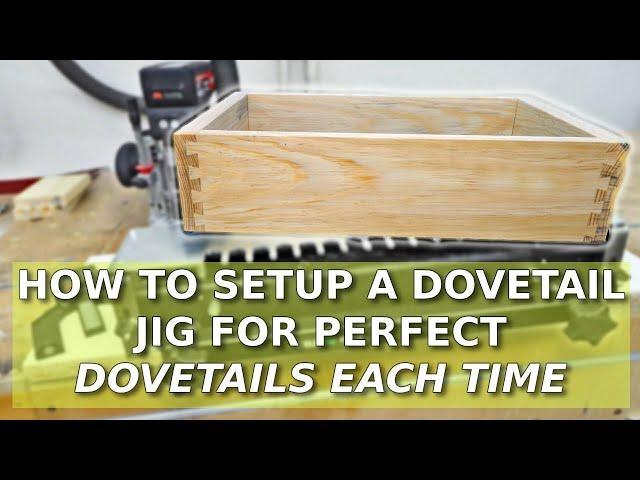 How to setup a dovetail jig for perfect dovetails each time - Trend CDJ300