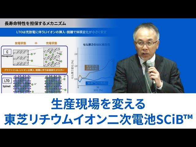 生産現場を変える東芝リチウムイオン二次電池SCiB™ IIFES2019出展社セミナー