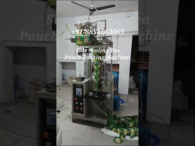 VFFS (Vertical Form Fill Sealing Machine - Rs 5/- & Rs 10/- Side Sealing Tea Pouch Packing Machine