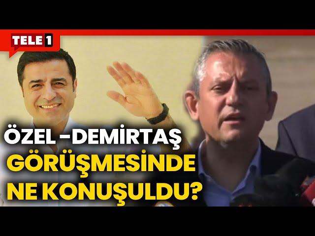 Özgür Özel, Selahattin Demirtaş'ı Edirne Cezaevi'nde ziyaret etti