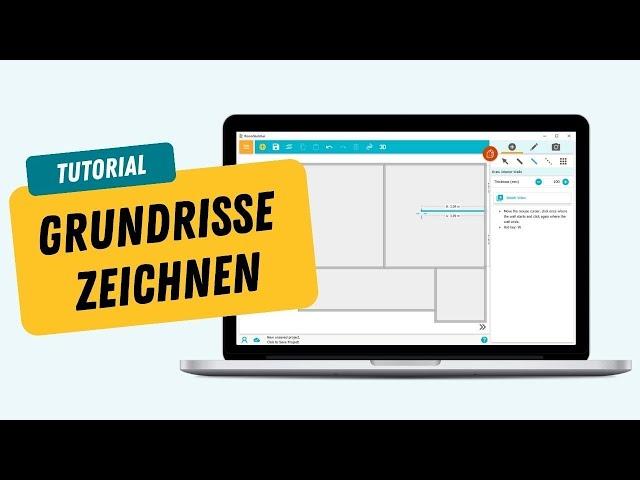 Den ersten Grundriss zeichnen