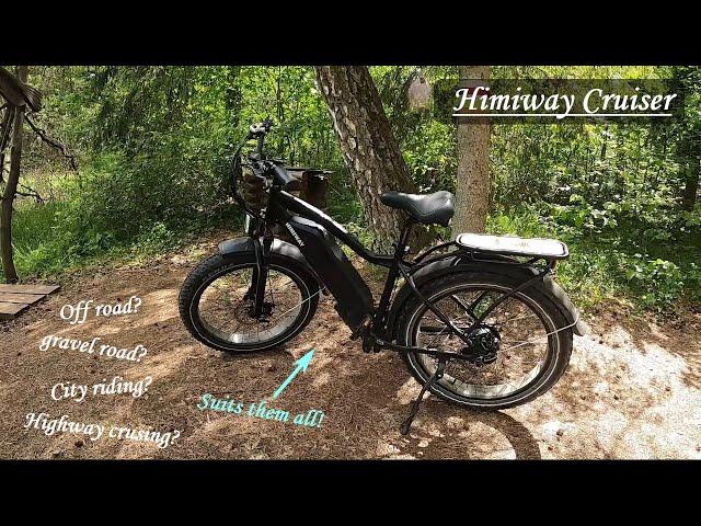 Exploring with the HIMIWAY CRUISER FAT tires E-BIKE