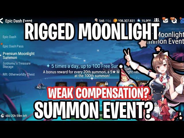 RIGGED MOONLIGHT SUMMON EVENT...? [Epic Seven]